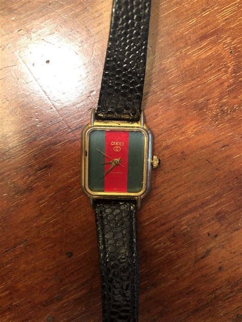 authentic vintage gucci watch|gucci old model watches.